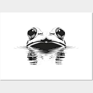 Frog Face Posters and Art